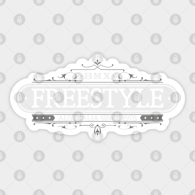 BMX Freestyle Scroll Sticker by Frazza001